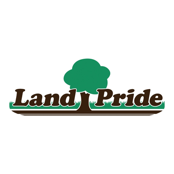 Land Pride PR2572 Operator's Manual