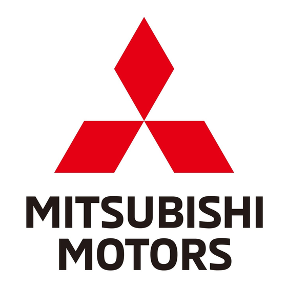 Mitsubishi MOTORS Mirage G4 2018 Owner's Manual