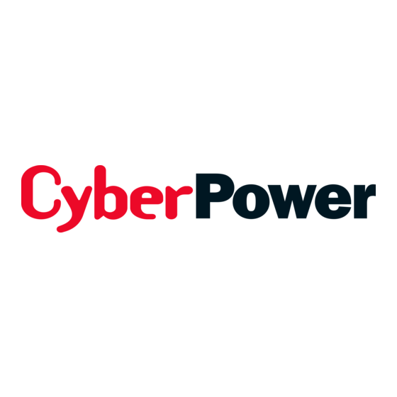 CyberPower Pro VP1000ELCD User Manual