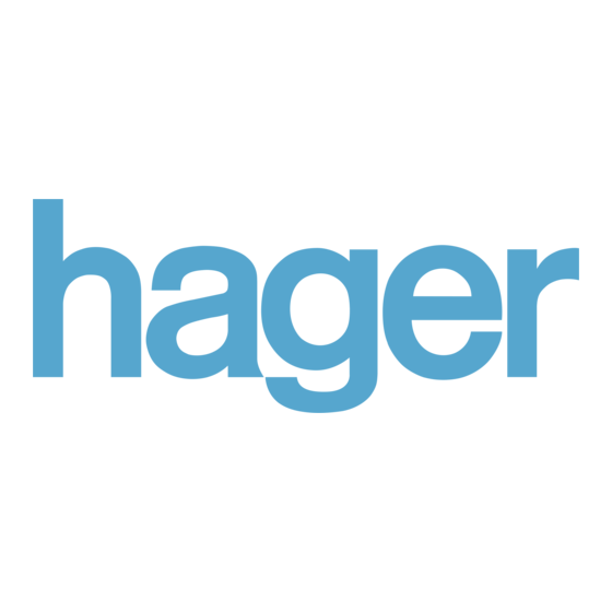 hager REA1 X Series User Manual