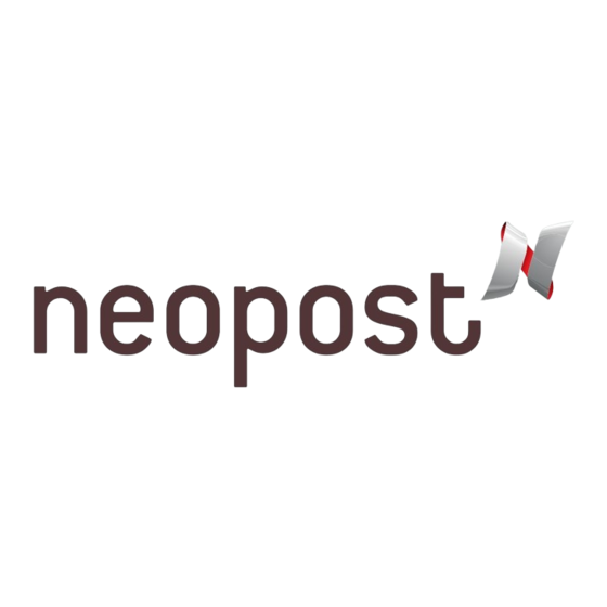 Neopost IS-460 Quick Start Manual