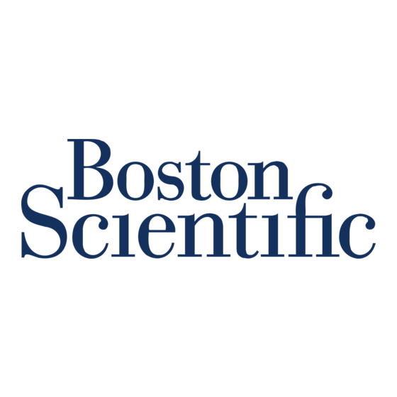 Boston Scientific Vercise Information For Prescribers