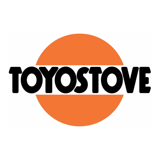 Toyostove Toyotomi Laser 30 Installation And Operation Instructions Manual