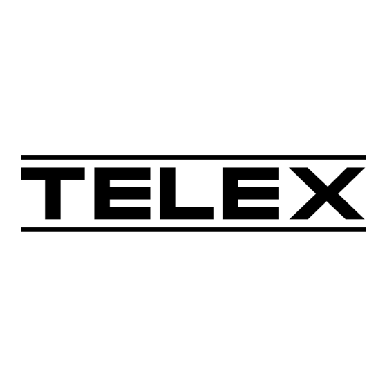 Telex BTR-24 Specification Sheet