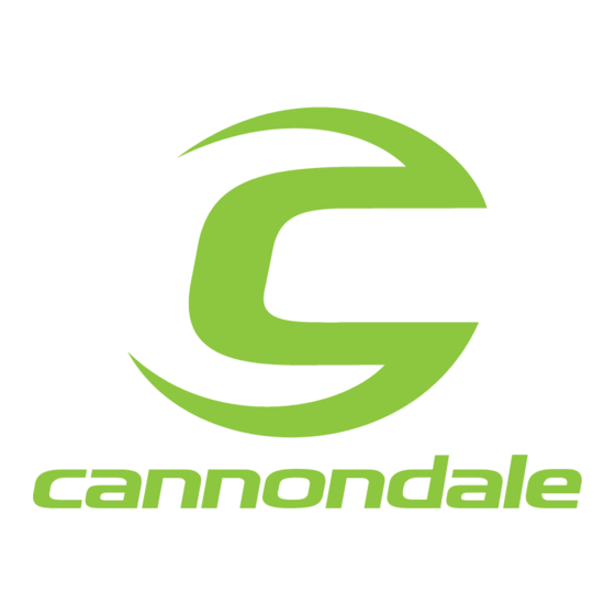 Cannondale 120858 Owner's Manual Supplement