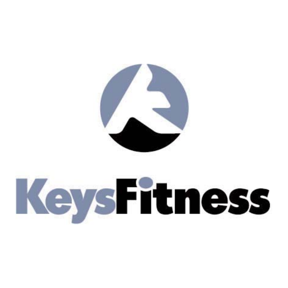 Keys Fitness Triumph 8.3 Treadmill TRI-8.3t Owner's Manual