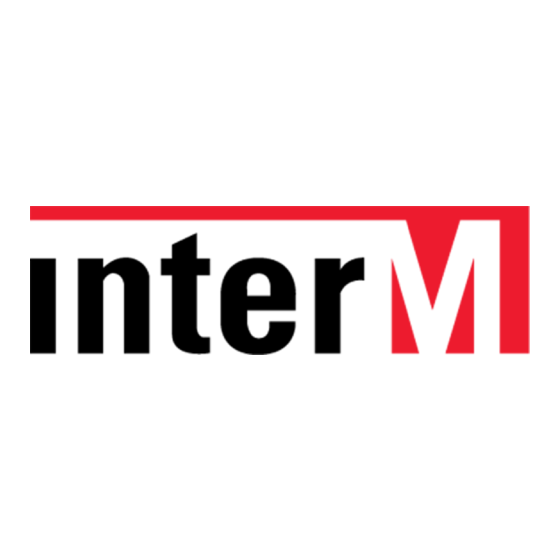 Inter-m 600 series Manual