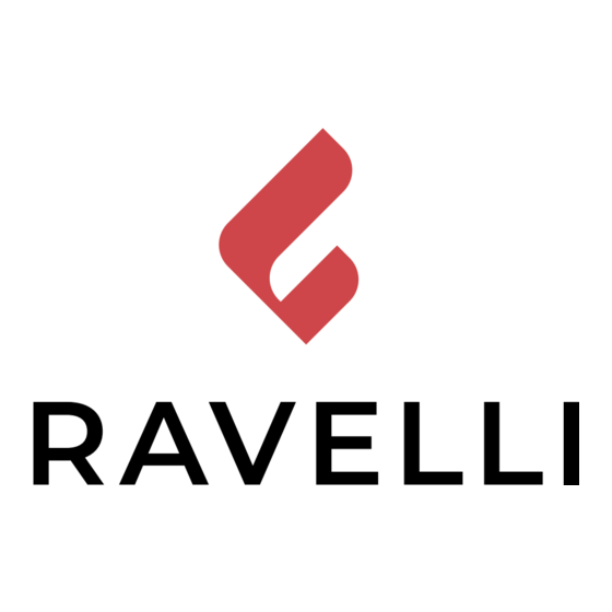 Ravelli Easy 12 C Use And Maintenance Manual