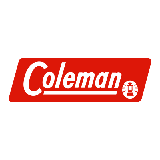 Coleman 40-868 Operating Instructions