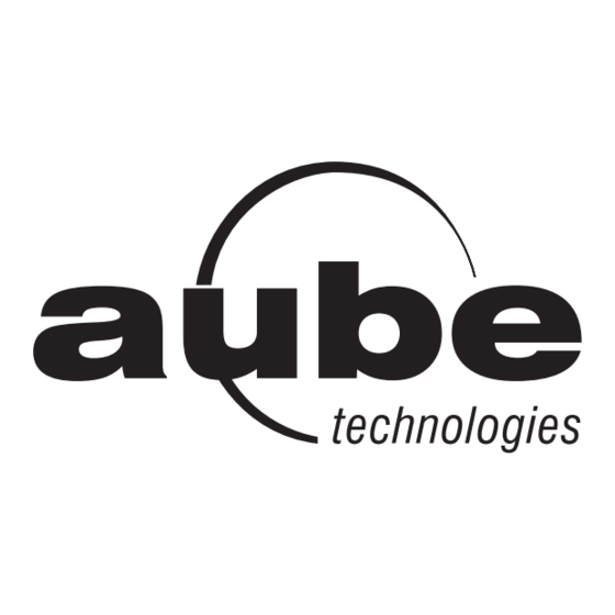 Aube Technologies Pilot-wire Programmer TH134 Installation And User Manual