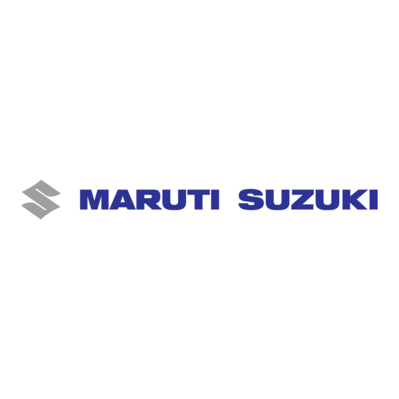 MARUTI SUZUKI Automobile User Manual