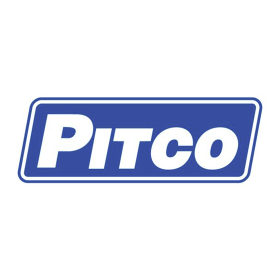 Pitco SG18WKS Installation And Operation Manual