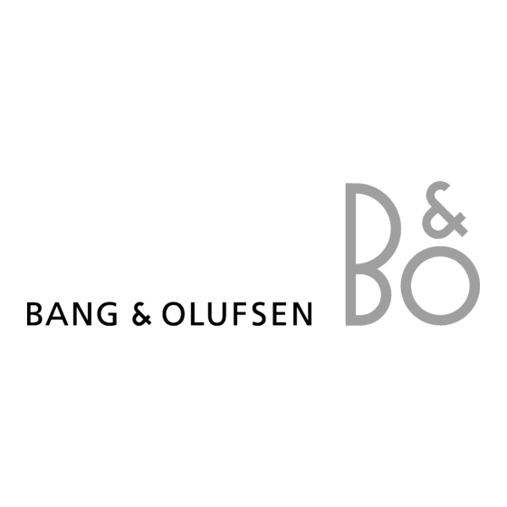 Bang & Olufsen BeoVision 4 Manual