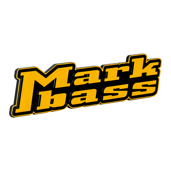 MarkBass LITTLE MARK III Owner's Manual