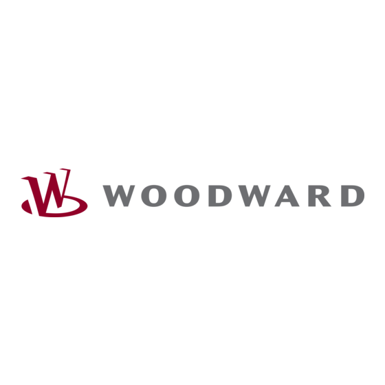 Woodward PG Dial Governor Operation Manual