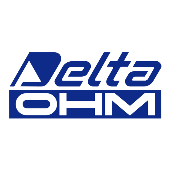 Delta OHM HD2106.1 Manual