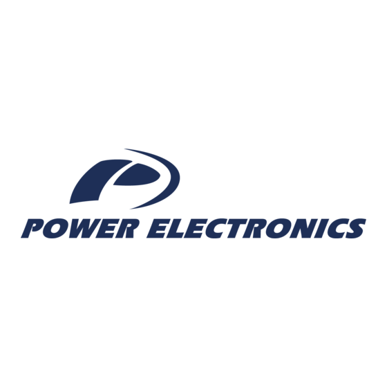 Power Electronics SD300 Series Getting Started Manual