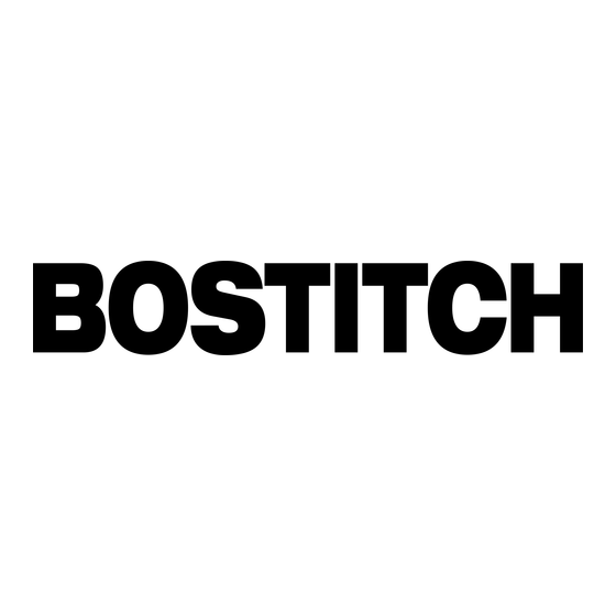 Bostitch 103618REVE Operation And Maintenance Manual