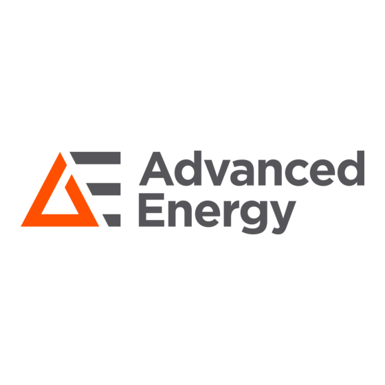 Advanced Energy Pinnacle Plus+ User Manual