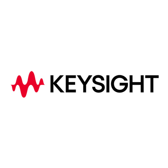 Keysight B2900A Series Demo Manual