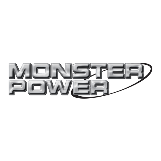 Monster Power Signature PROAVS2000 Owner's Manual