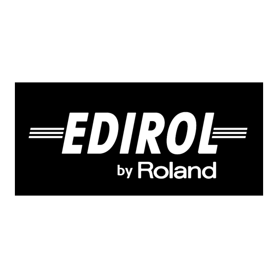 Edirol VMC-1 Owner's Manual