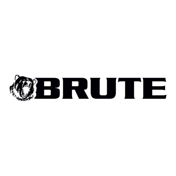 Brute 2500 MAX PSI Quick Start Manual