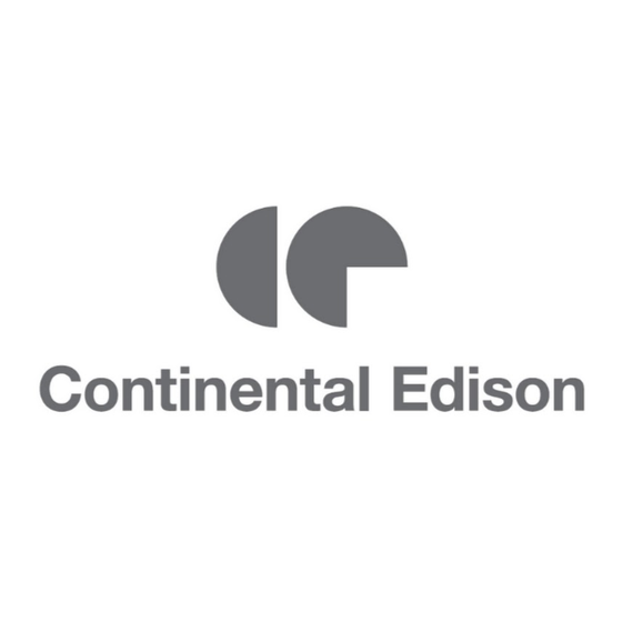 CONTINENTAL EDISON CEH60GS Instruction Manual