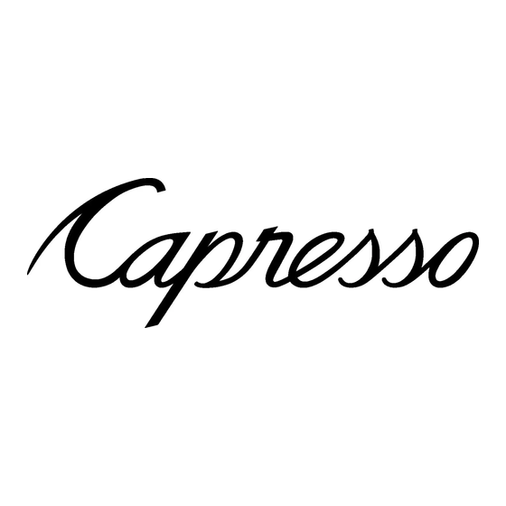 Capresso CM200 476 Operating Instructions Manual