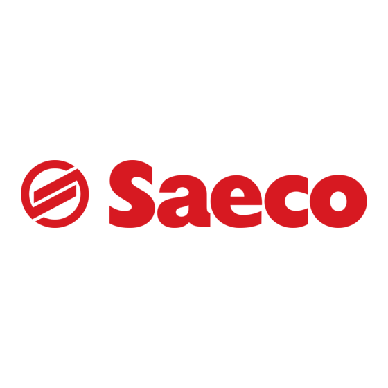 Saeco RI9752/01 Operating And Maintenance Manual