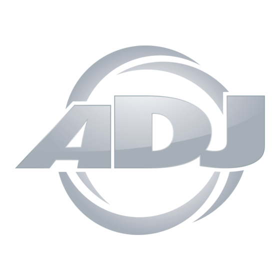 ADJ X-SCAN LED PLUS User Instructions