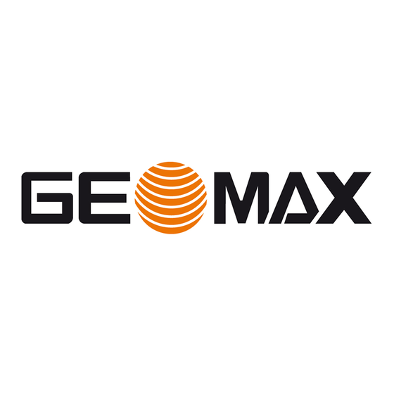 GeoMax Zenius5 Series User Manual