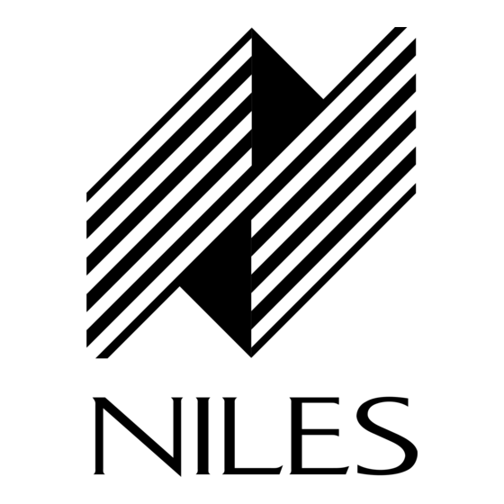 Niles IRD-8 Quick Setup Manual