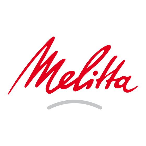 Melitta CAFINA XT5 Operating Instructions Manual