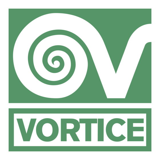 Vortice MG Series Instruction Booklet