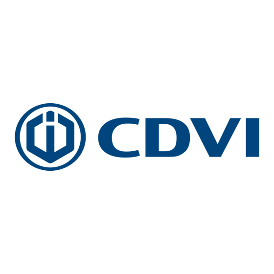 CDVI BIOSYS 1 Installation Manual