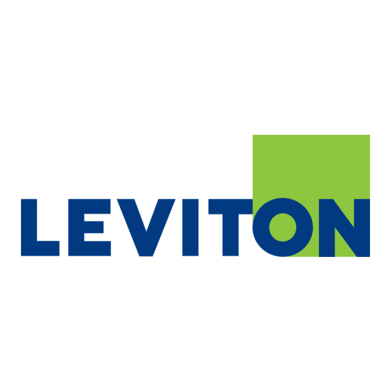Leviton DRCDD-L0 Installation Instructions