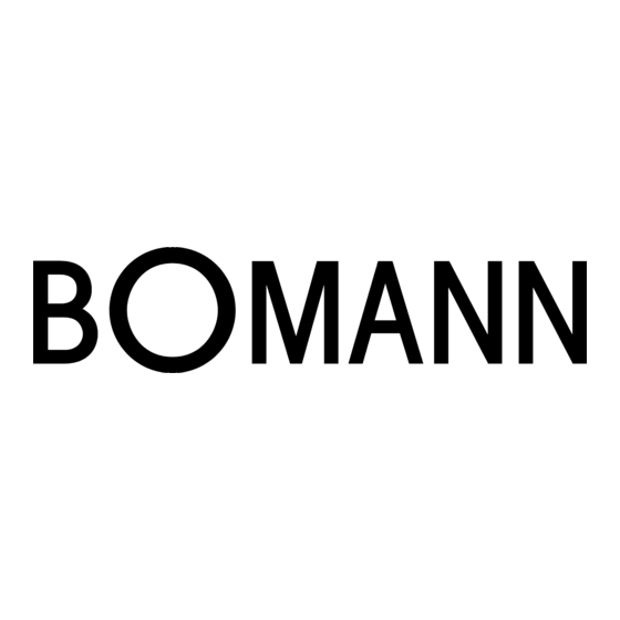 BOMANN GB 7246 Instruction Manual