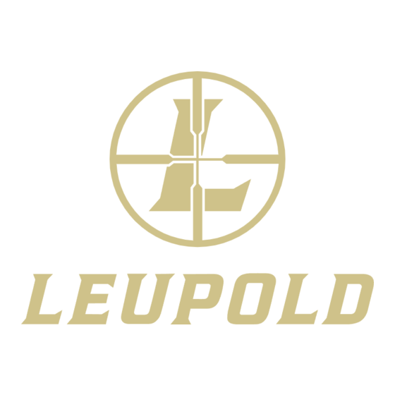 Leupold Hunting Equipment Owner's Handbook Manual