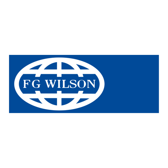 FG Wilson Generating Set Installation Manual