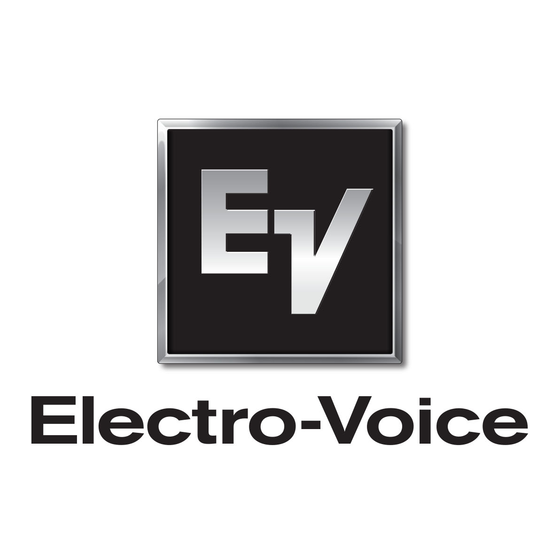 Electro-Voice 18W Specifications And Instructions