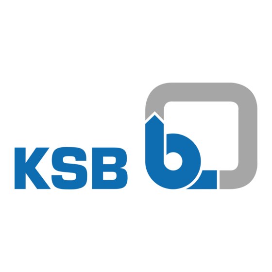 KSB SuPreme Series Installation & Operating Manual