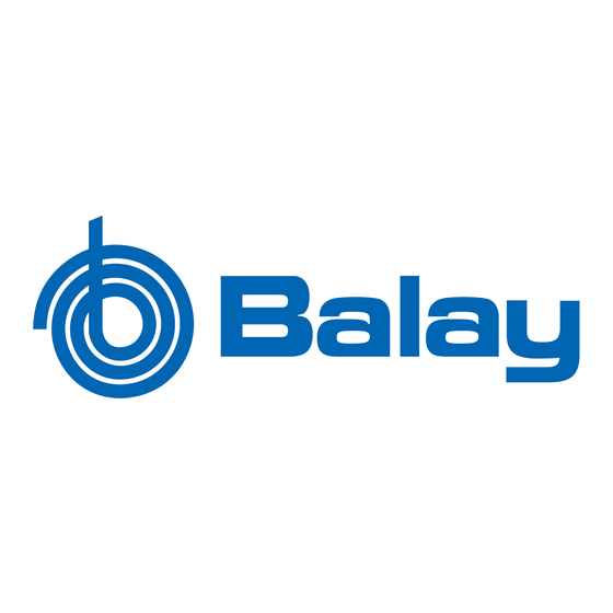 BALAY 3XP 20 Series Instructions For Use Manual