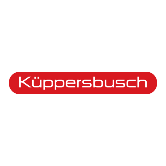 Kuppersbusch EKV 6600.1 E Operating Instructions Manual