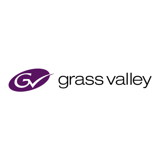 GRASS VALLEY JUPITER CM-4400 - VERSION 7.9.0 - 10-2010 Installation And Operating Manual