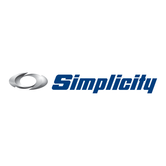Simplicity TP 200-2121-01-SK-S Installation Instructions