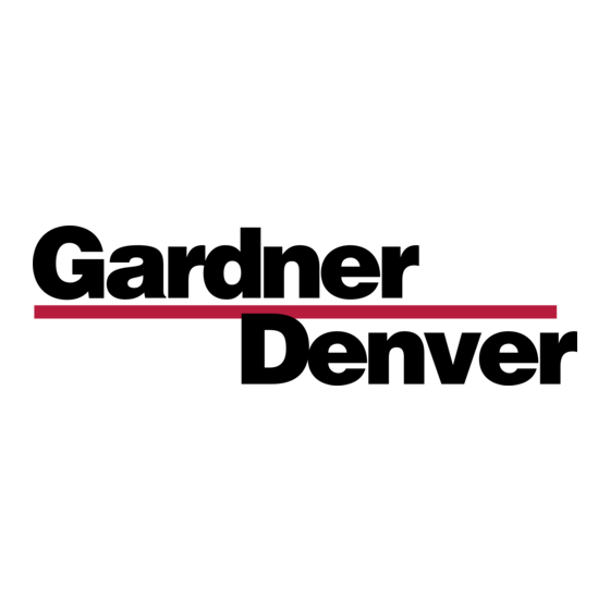 Gardner Denver GD150 Installation Operating & Maintenance Manual