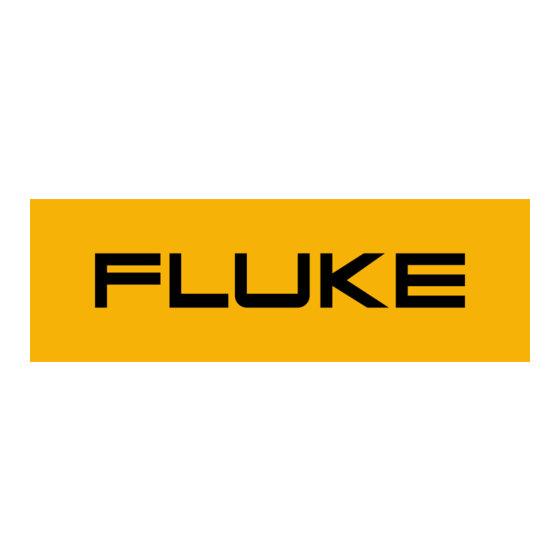 Fluke Endurance Series User Manual