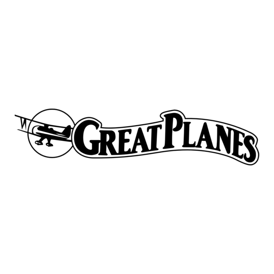 GREAT PLANES EXTRA 330SC Instruction Manual