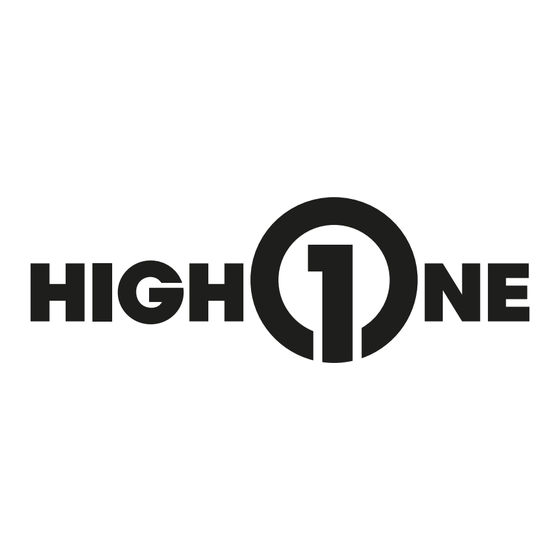 HIGH ONE 2D 206 F W742C Instructions For Use Manual